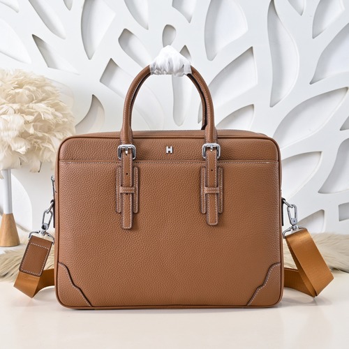 Hermes 에르메스 남성 소가죽 브리프케이스 38CM