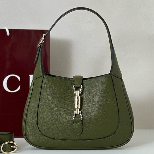 Gucci 구찌 Jackie 1961 스몰 숄더백 올리브 그린 27.5CM