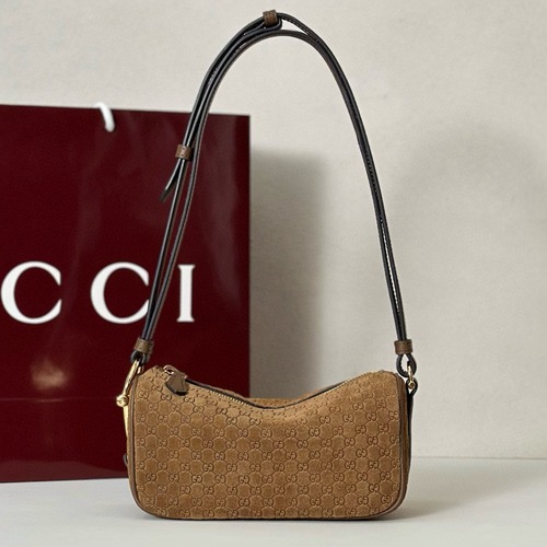 Gucci 구찌 GG 수프림 하프 홀스빗 미니 숄더백 19.5CM