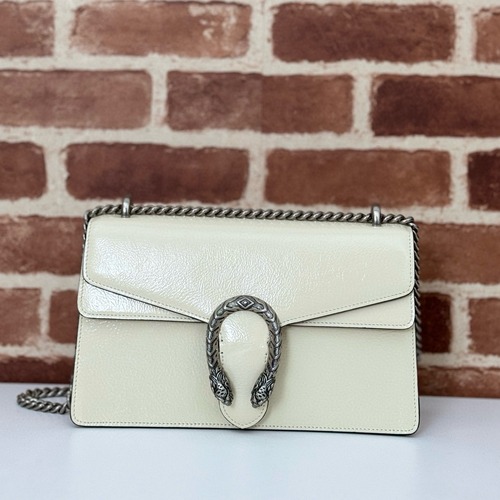 Gucci 구찌 Dionysus 디오니서스 래커 레더 체인 숄더백 28CM