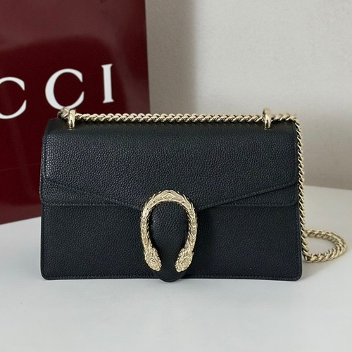 Gucci 구찌 Dionysus 디오니서스 블랙 미디엄 숄더백 28CM
