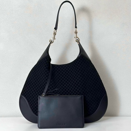 Gucci 구찌 Body GG 자카드 레더 라지 숄더백 버건디