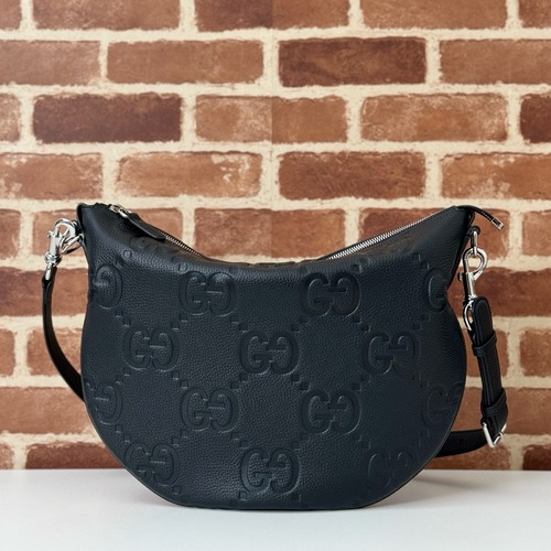 Gucci 구찌 바디 GG 엠보스드 레더 미디엄 숄더백 40CM