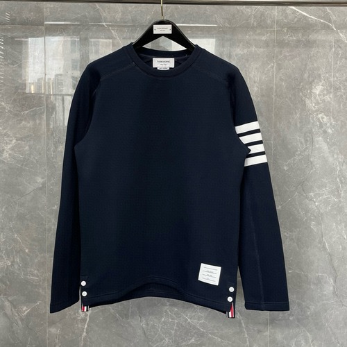 Thom Browne 톰브라운 사선 완장 라운드넥 긴팔 맨투맨