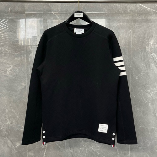 Thom Browne 톰브라운 사선 완장 라운드넥 긴팔 맨투맨