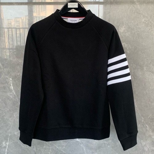 Thom Browne 톰브라운 사선 완장 로고 기모 맨투맨 스웨트셔츠