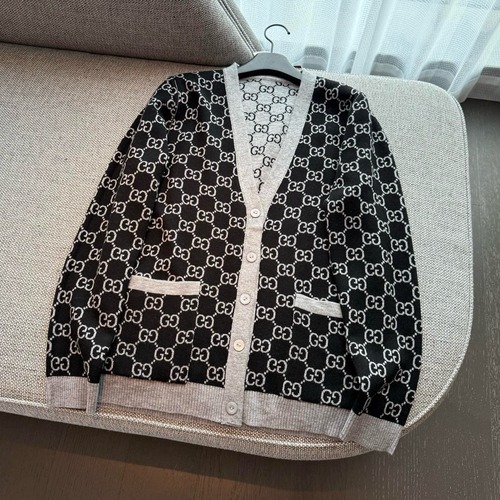 Gucci 구찌 GG 로고 리버서블 울 가디건