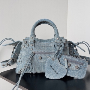 Balenciaga 발렌시아가 2023 데님 네오 카골 시티백 26CM