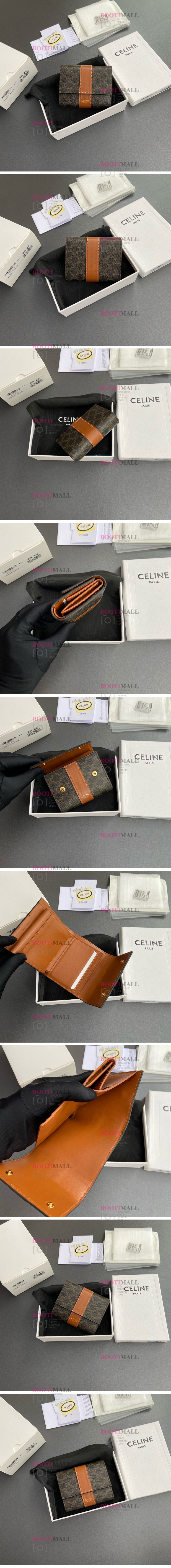 Celine 셀린느 2024 트리옹프 스몰 트리폴드 반지갑 10.5cm (9월) 1
