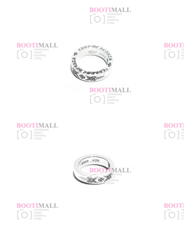 CHROME HEARTS 크롬하츠st 오리지날 925실버 Spacer CH Fuck you Ring 2