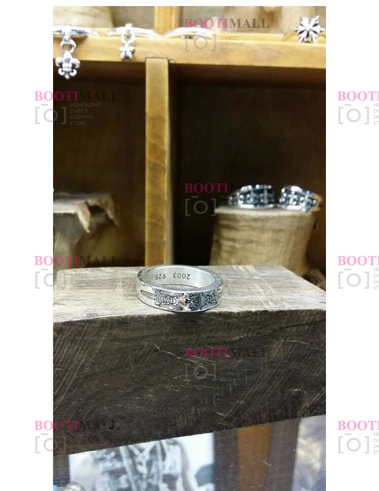 CHROME HEARTS 크롬하츠st 오리지날 925실버 Spacer CH Fuck you Ring 4