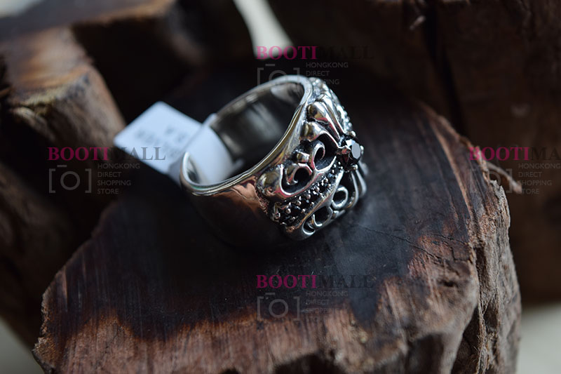 CHROME HEARTS 크롬하츠st 오리지날 925 플로랄 크로스 쥬얼반지(正品구성품포함) 3