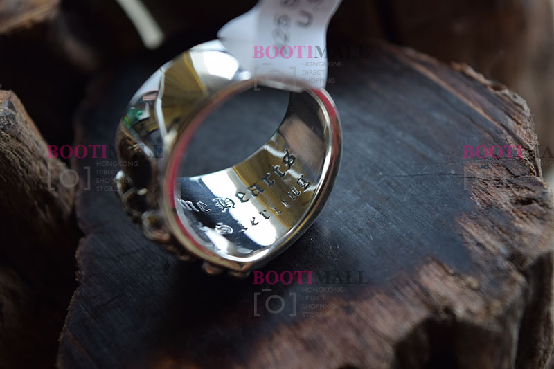 CHROME HEARTS 크롬하츠st 오리지날 925 플로랄 크로스 쥬얼반지(正品구성품포함) 7