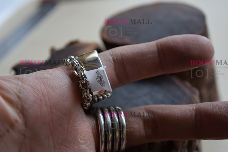 CHROME HEARTS 크롬하츠st 오리지날 925 플로랄 크로스 쥬얼반지(正品구성품포함) 11