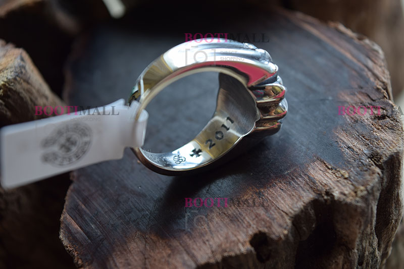 CHROME HEARTS 크롬하츠st 오리지날 925 CH CUT OUT 링(正品구성품포함) 7