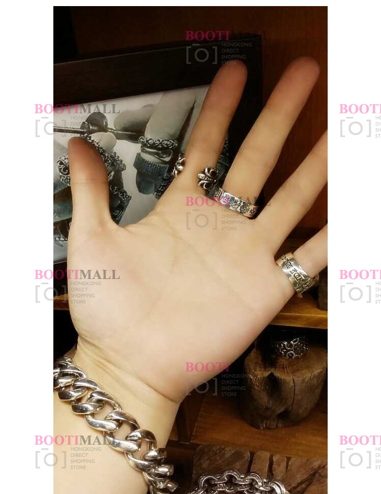 CHROME HEARTS 크롬하츠st 오리지날 925실버 Spacer CH Fuck you Ring 5