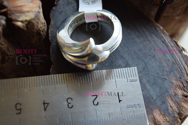 CHROME HEARTS 크롬하츠st 오리지날 925 플로랄 크로스 반지(正品구성품포함) 7