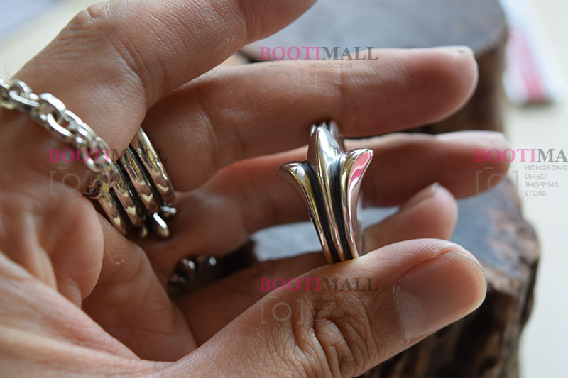 CHROME HEARTS 크롬하츠st 오리지날 925 플로랄 크로스 반지(正品구성품포함) 8