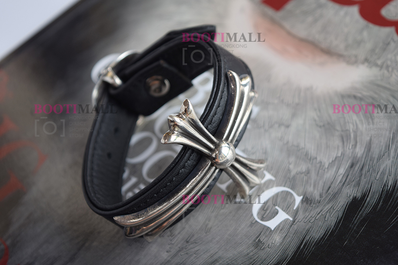 CHROME HEARTS 크롬하츠st 오리지날 925 CH 사슴가죽 스트렙 팔찌(正品구성품포함) 24