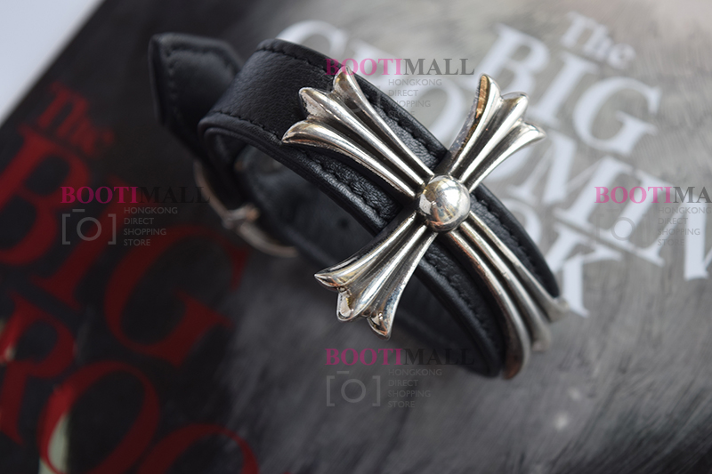 CHROME HEARTS 크롬하츠st 오리지날 925 CH 사슴가죽 스트렙 팔찌(正品구성품포함) 26