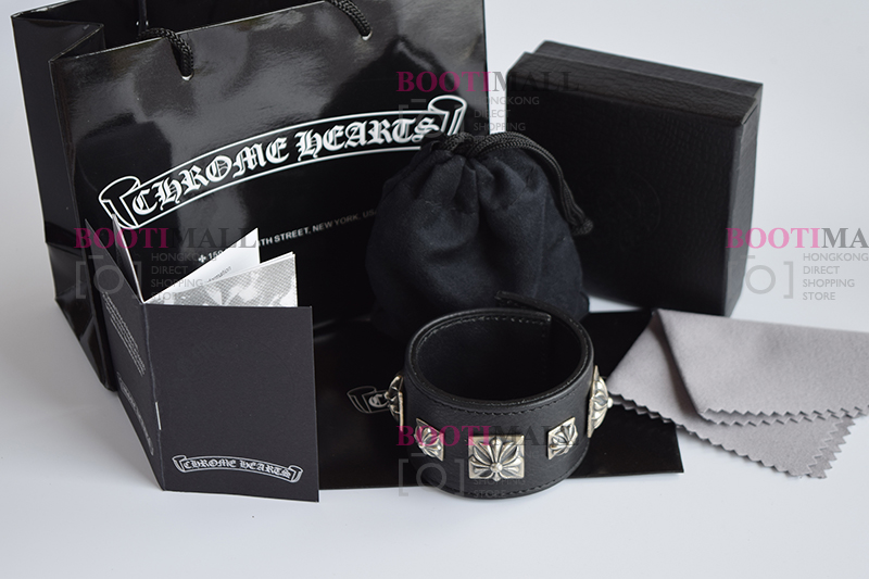 CHROME HEARTS 크롬하츠st 오리지날 925 CH 사슴가죽 스트렙 팔찌(正品구성품포함) 1