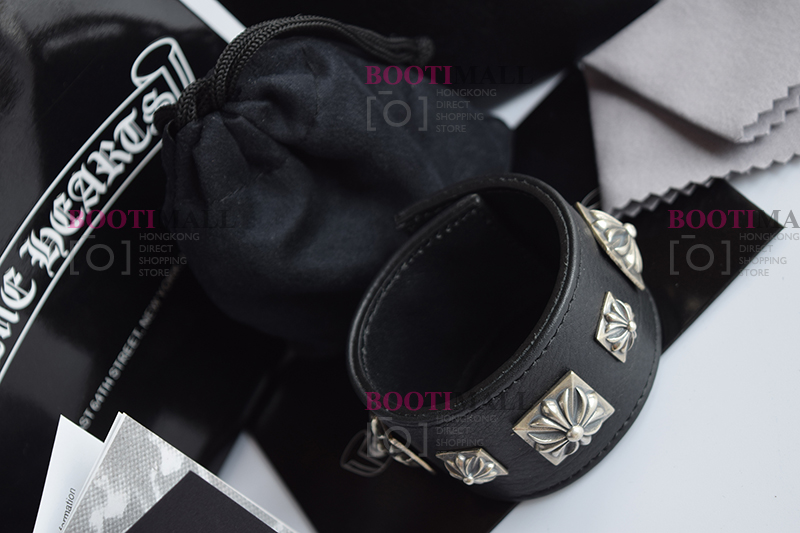 CHROME HEARTS 크롬하츠st 오리지날 925 CH 사슴가죽 스트렙 팔찌(正品구성품포함) 2