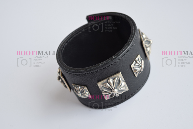CHROME HEARTS 크롬하츠st 오리지날 925 CH 사슴가죽 스트렙 팔찌(正品구성품포함) 3
