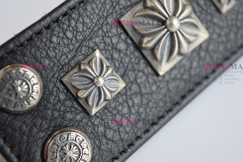 CHROME HEARTS 크롬하츠st 오리지날 925 CH 사슴가죽 스트렙 팔찌(正品구성품포함) 6