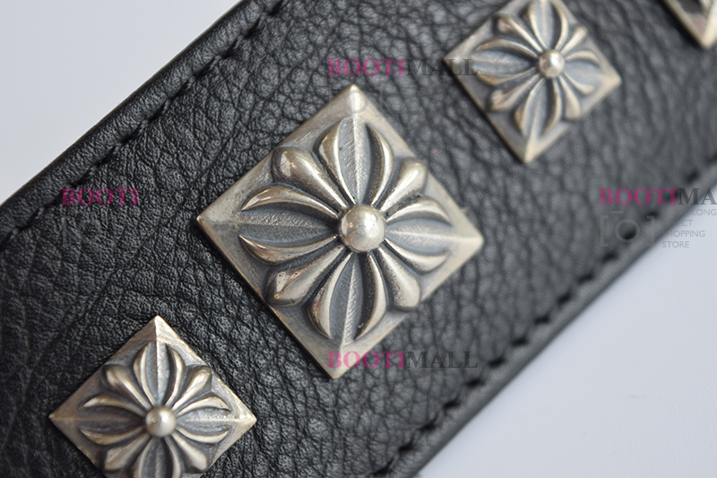 CHROME HEARTS 크롬하츠st 오리지날 925 CH 사슴가죽 스트렙 팔찌(正品구성품포함) 7