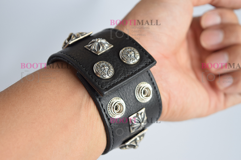 CHROME HEARTS 크롬하츠st 오리지날 925 CH 사슴가죽 스트렙 팔찌(正品구성품포함) 17
