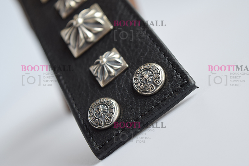CHROME HEARTS 크롬하츠st 오리지날 925 CH 사슴가죽 스트렙 팔찌(正品구성품포함) 18