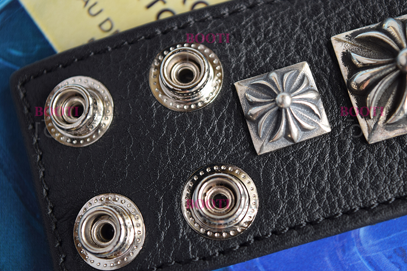 CHROME HEARTS 크롬하츠st 오리지날 925 CH 사슴가죽 스트렙 팔찌(正品구성품포함) 22