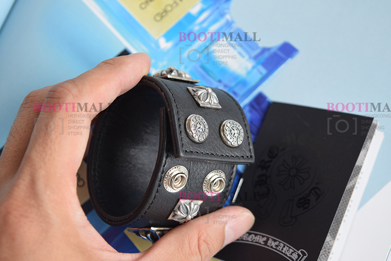 CHROME HEARTS 크롬하츠st 오리지날 925 CH 사슴가죽 스트렙 팔찌(正品구성품포함) 27
