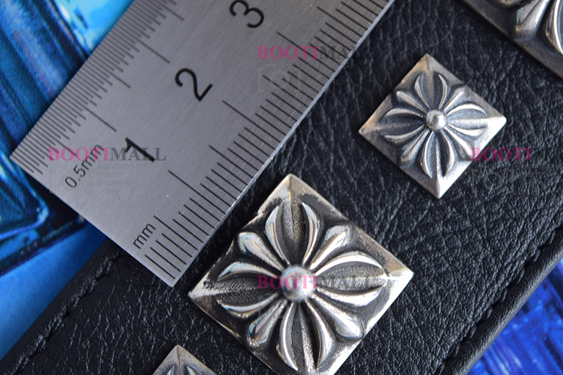 CHROME HEARTS 크롬하츠st 오리지날 925 CH 사슴가죽 스트렙 팔찌(正品구성품포함) 33