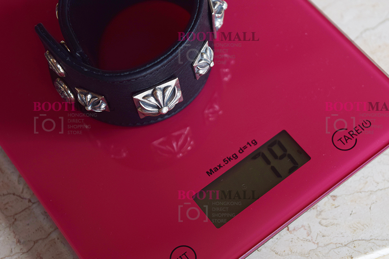 CHROME HEARTS 크롬하츠st 오리지날 925 CH 사슴가죽 스트렙 팔찌(正品구성품포함) 35