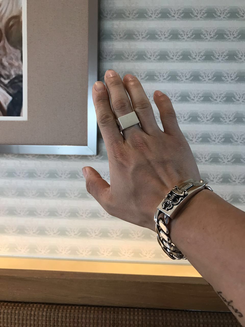 CHROME HEARTS 크롬하츠st 오리지날 925 CH DAGGER 대거클래식 팔찌(正品구성품포함) 36