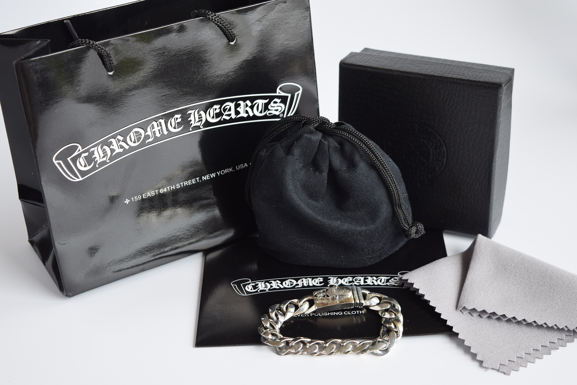 CHROME HEARTS 크롬하츠st 오리지날 925 CH DAGGER 대거클래식 팔찌(正品구성품포함) 1