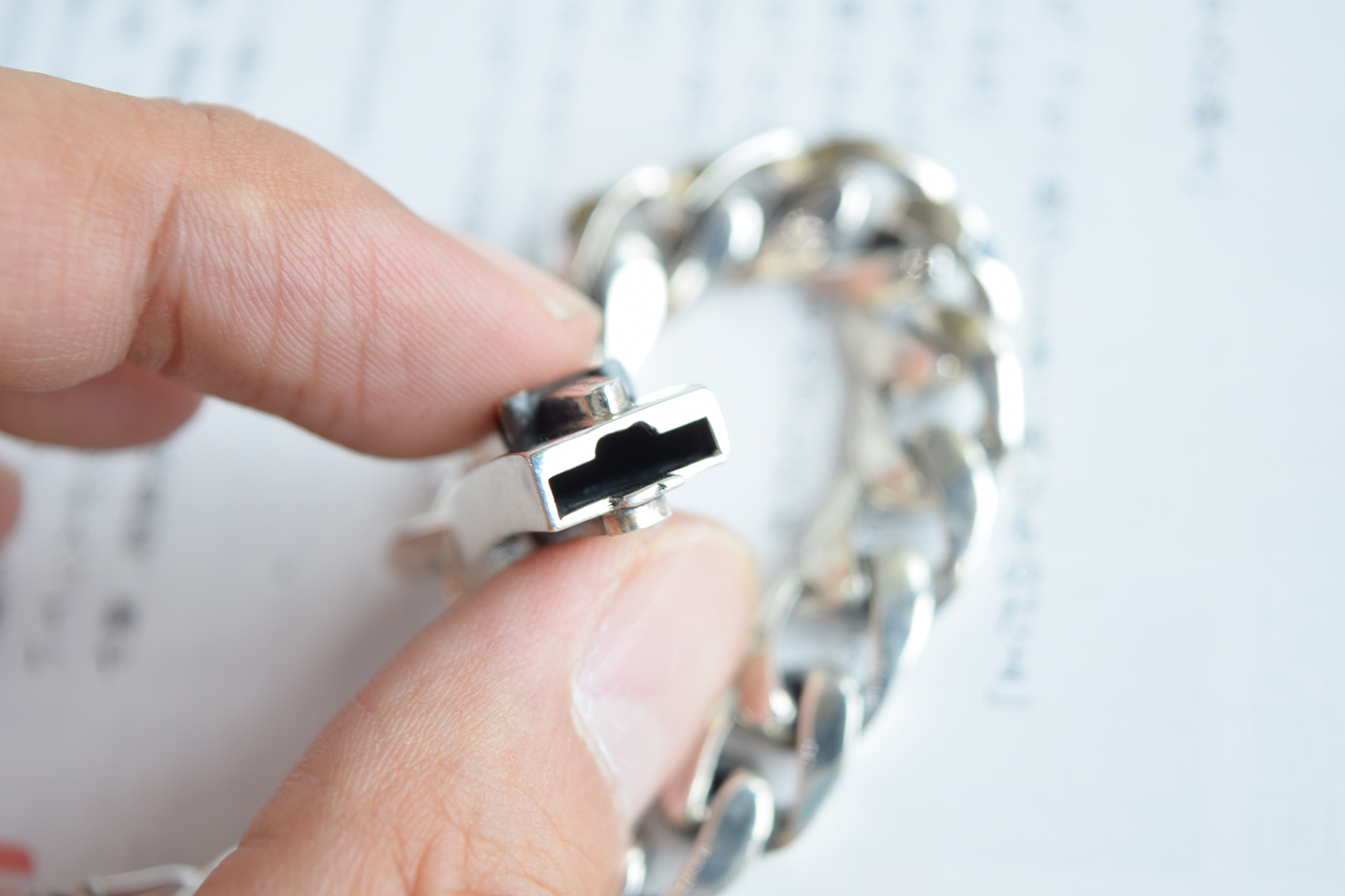 CHROME HEARTS 크롬하츠st 오리지날 925 CH DAGGER 대거클래식 팔찌(正品구성품포함) 23