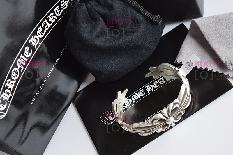 CHROME HEARTS 크롬하츠st 오리지날 925 CH 크로스 팔찌(正品구성품포함) 2