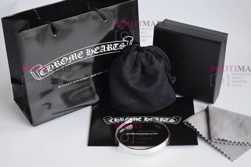 CHROME HEARTS 크롬하츠st 오리지날 925 CH Scroll Label Bangle(正品구성품포함) 1