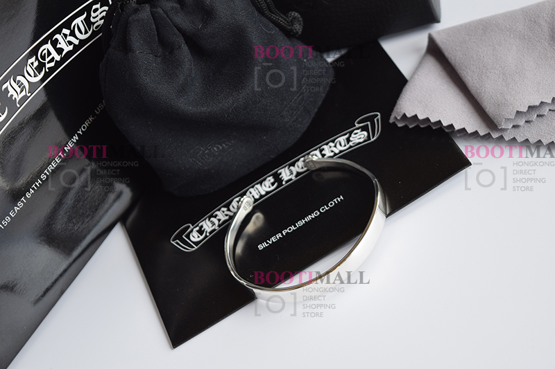 CHROME HEARTS 크롬하츠st 오리지날 925 CH Scroll Label Bangle(正品구성품포함) 2