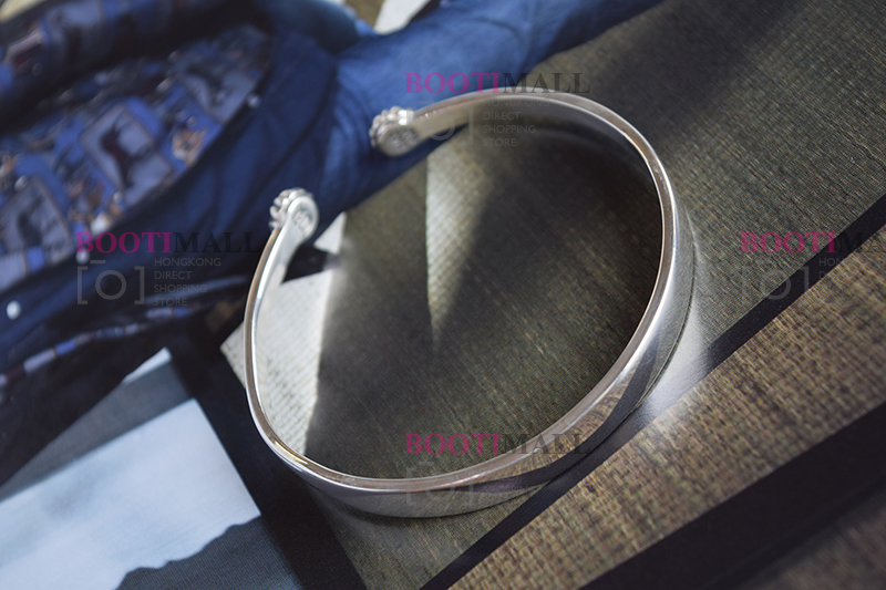 CHROME HEARTS 크롬하츠st 오리지날 925 CH Scroll Label Bangle(正品구성품포함) 17