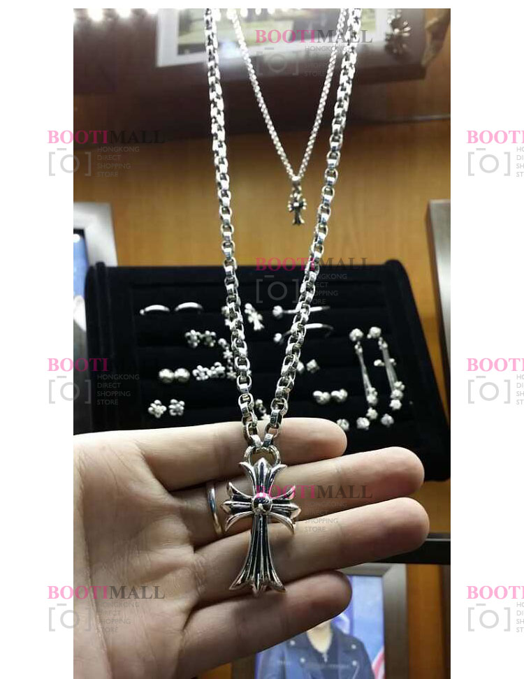 CHROME HEARTS 크롬하츠st 오리지날 925 베비화 크로스 + 롤 체인 4
