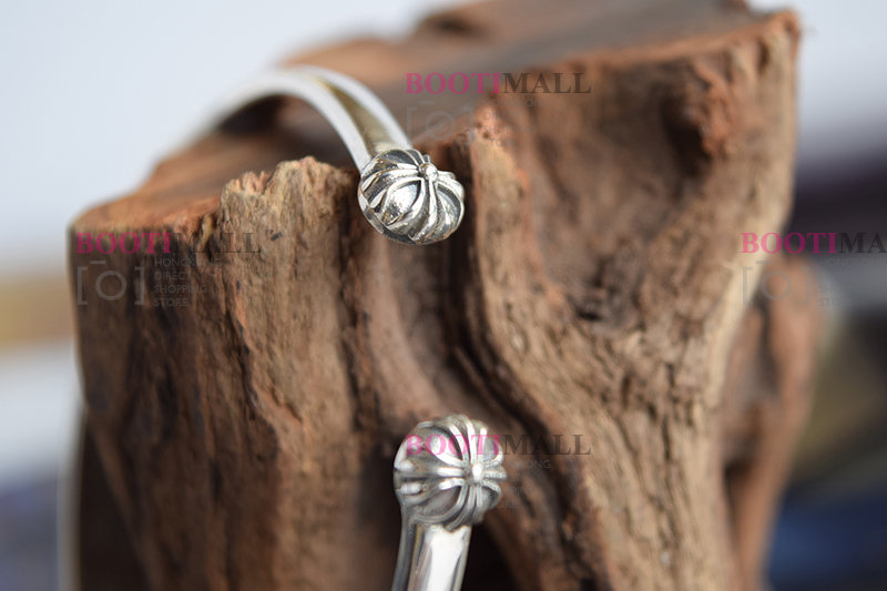 CHROME HEARTS 크롬하츠st 오리지날 925 CH Scroll Label Bangle(正品구성품포함) 35