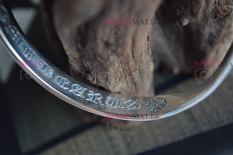 CHROME HEARTS 크롬하츠st 오리지날 925 CH Scroll Label Bangle(正品구성품포함) 36
