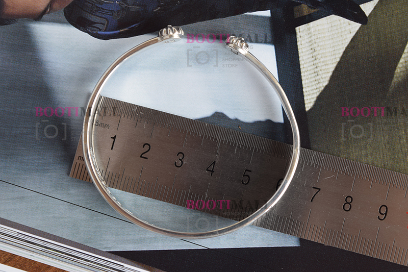 CHROME HEARTS 크롬하츠st 오리지날 925 CH Scroll Label Bangle(正品구성품포함) 37