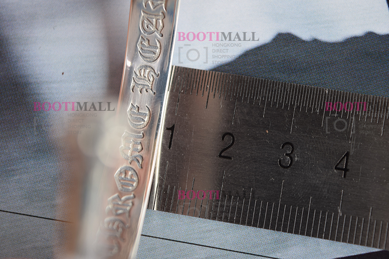 CHROME HEARTS 크롬하츠st 오리지날 925 CH Scroll Label Bangle(正品구성품포함) 38