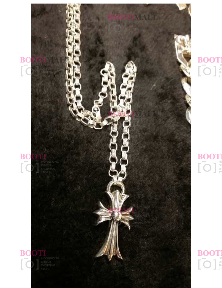 CHROME HEARTS 크롬하츠st 오리지날 925 베비화 크로스 + 롤 체인 5