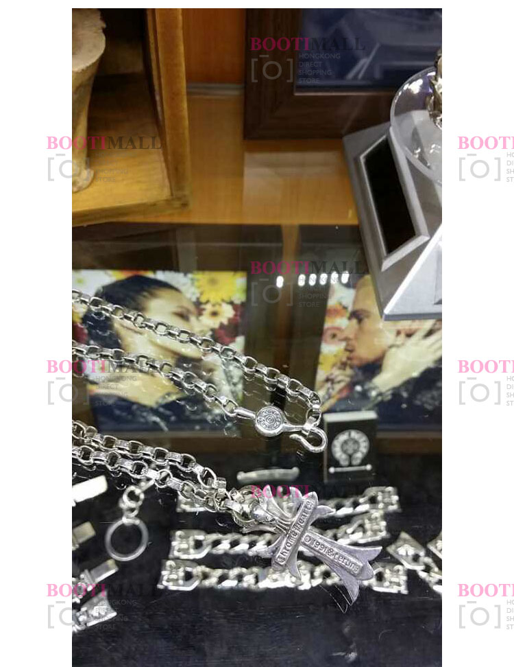 CHROME HEARTS 크롬하츠st 오리지날 925 베비화 크로스 + 롤 체인 6
