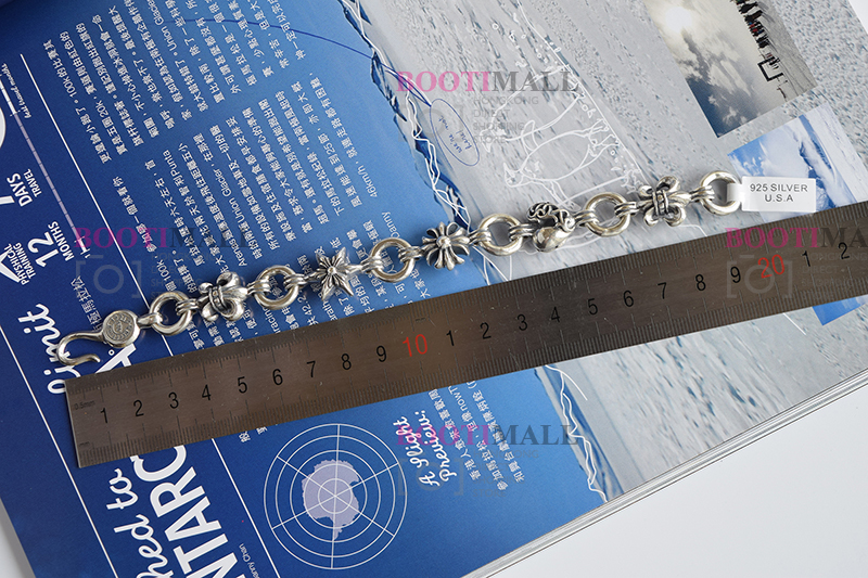 CHROME HEARTS 크롬하츠st 오리지날 925 CH 싱글링 라지 팔찌(正品구성품포함) 23